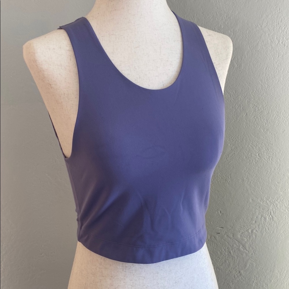 REI Sleeveless Crop Top- Purple- Women Sz S